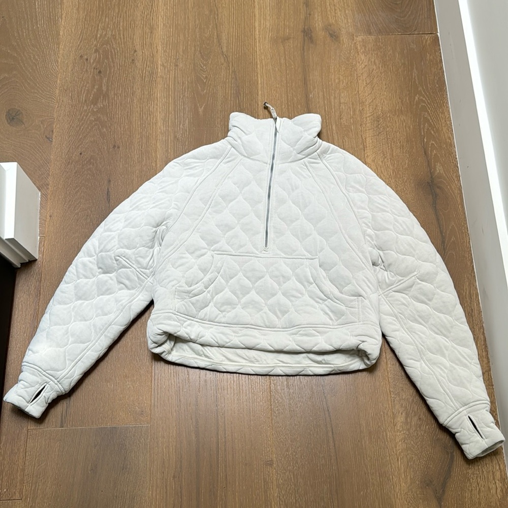 Lululemon Scuba Oversized Quilted Half- Zip